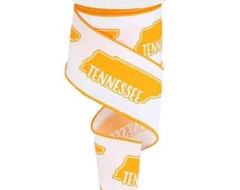 2.5&quot; Tennessee Ribbon - State - 10 yards RGC186727 - Wired