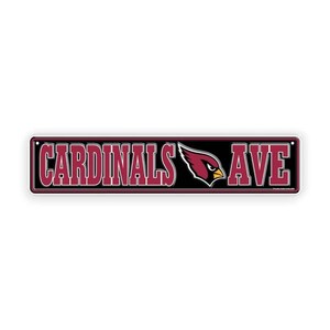 Arizona Cardinals Rectangle Sign Metal  - Officially Licensed Product w/Hologram