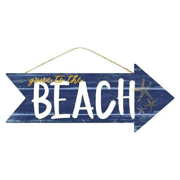 16” Gone to the Beach Sign AP8338