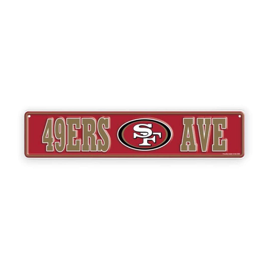 49ers Rectangle Sign Metal - Officially Licensed Product W/hologram - Etsy