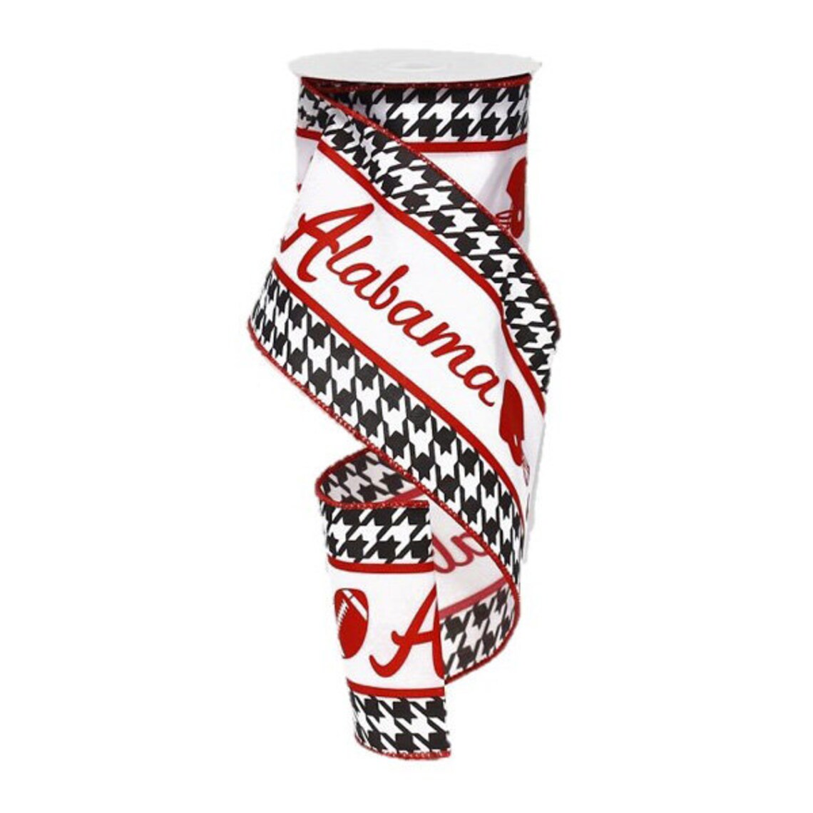 4 Alabama Crimson Tide Ribbon RG1756 Wired 10yds Etsy