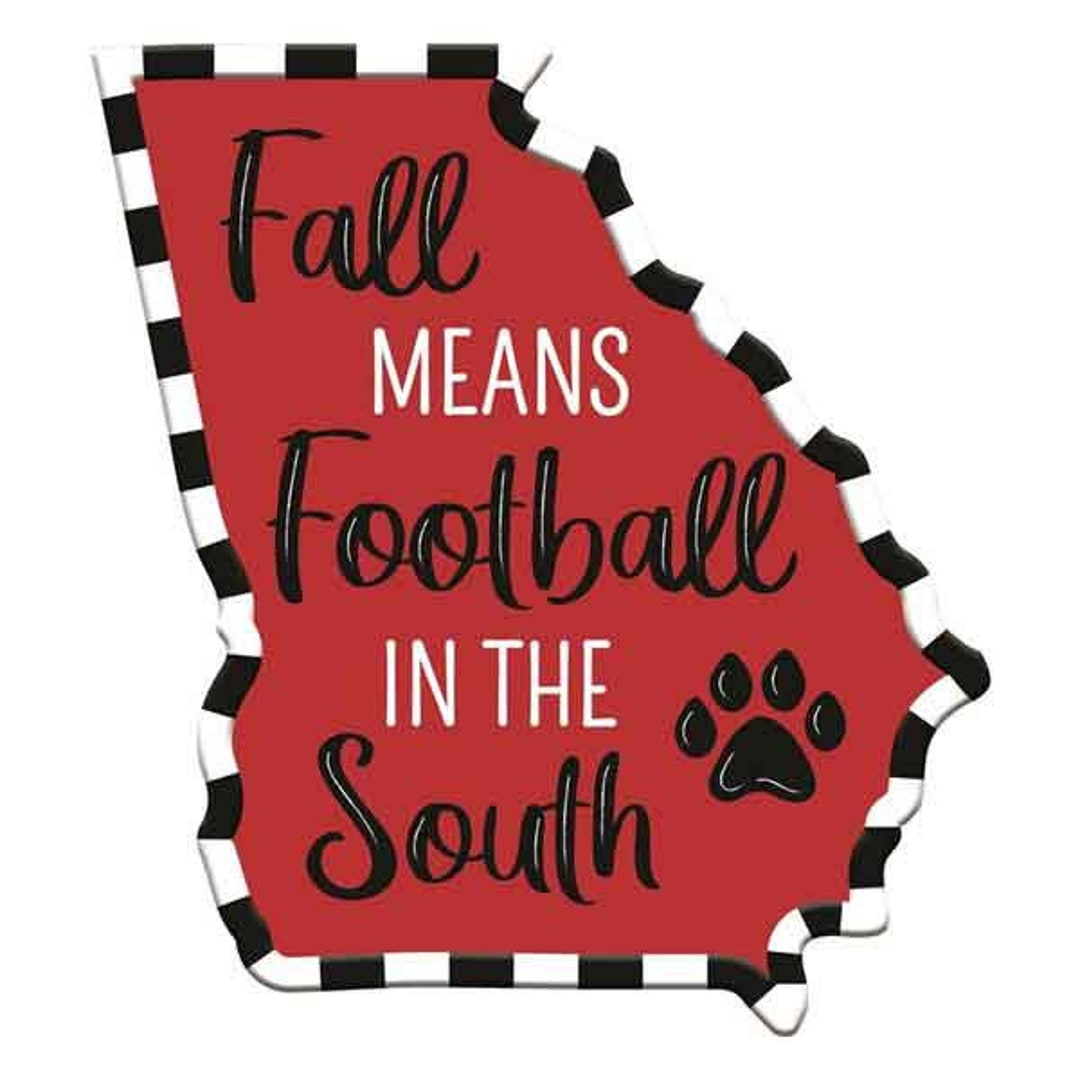 Georgia Football Metal Sign MD0865 - Etsy