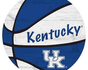 Kentucky Wildcats Basketball Sign - Officially Licensed Product w/Hologram