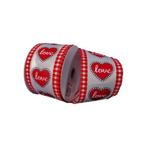 2.5&quot; Love Ribbon - 10 yards 15202-40-01 - Wired