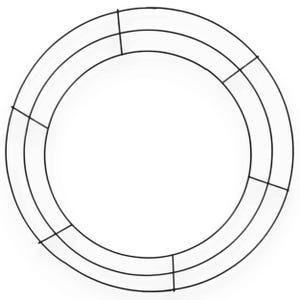 14&quot; Black Wire Wreath Frame  MD062902