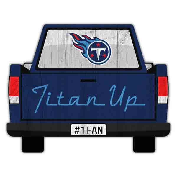 12” Tennessee Titans Truck Sign, Officially Licensed Product w/Hologram