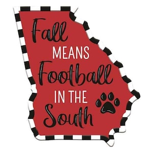 Georgia Football Sign  MD0865