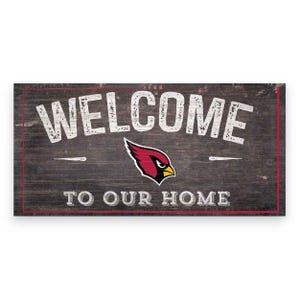 Arizona Cardinals Welcome Sign  - Officially Licensed Product w/Hologram