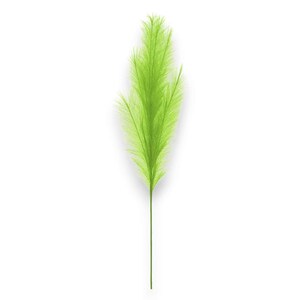 Lime Green Fabric Plume Spray  FG601456
