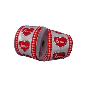 2.5&quot; Love Ribbon - 10 yards 15202-40-01 - Wired