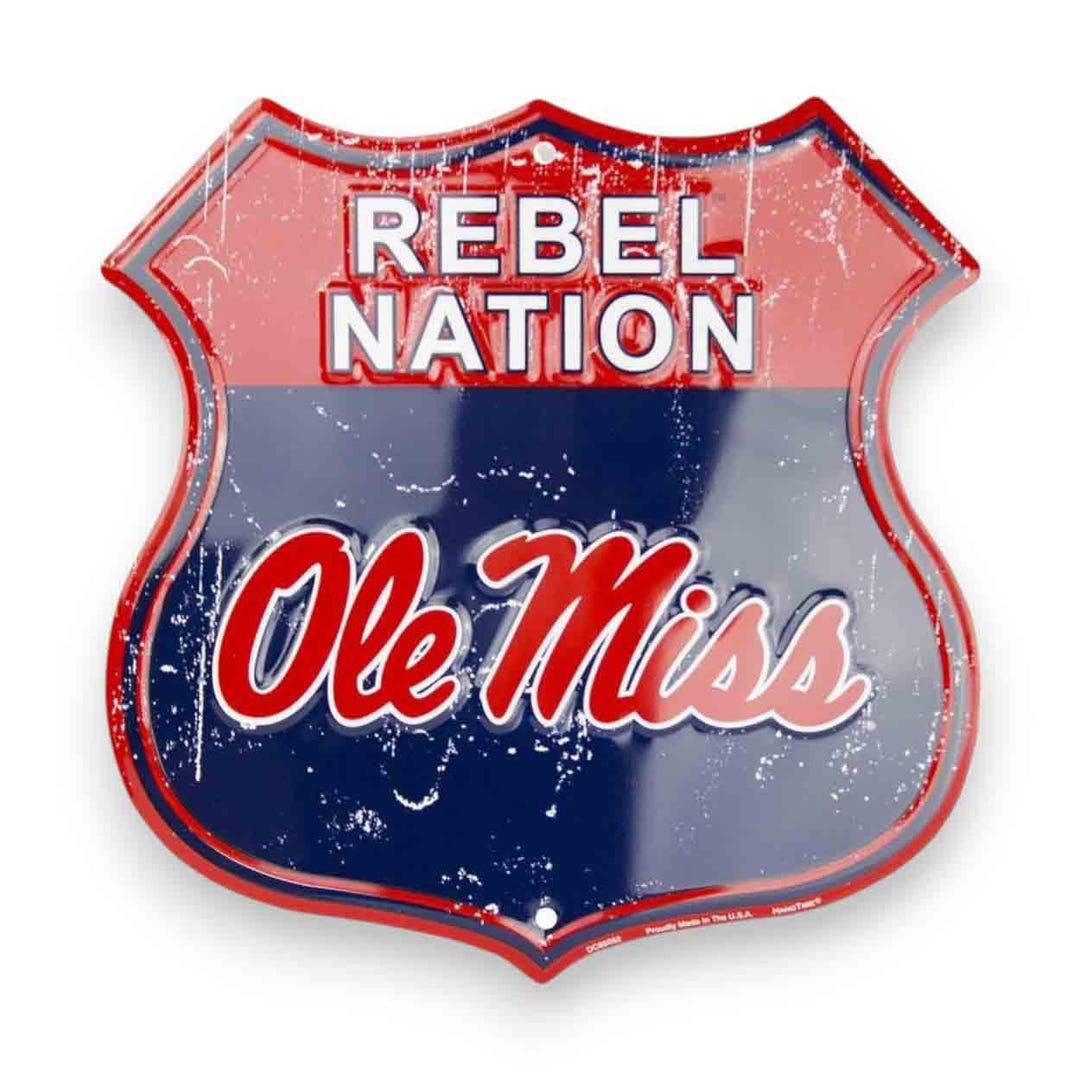 Ole Signs Ole Miss Shield Sign - Officially Licensed Product W/hologram - Etsy