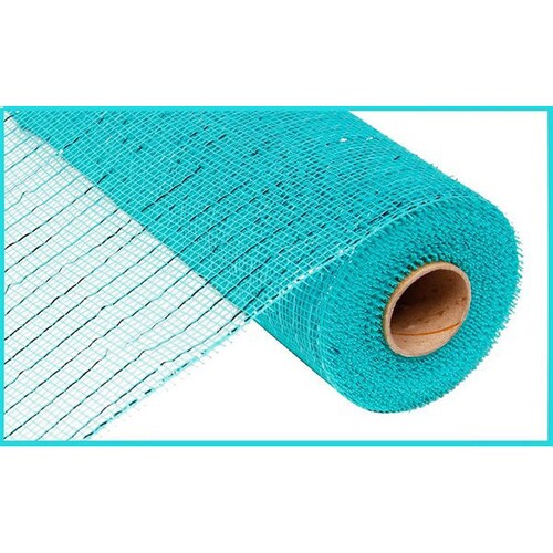 Metallic Deco Poly Mesh 10 Inch Red and White Deco Mesh Deco Etsy