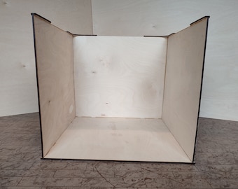 Modular Stackable Dollhouse Room Box | 1:4, 1\6 & 1\12 Scale