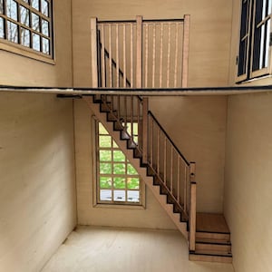 DIY Staircase for Stackable Dollhouse – 1/6, 1\12 Scale Miniature Stairs