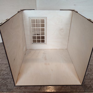 Dollhouse Scale 1|6, 1|12 - Miniature Roombox for Blythe, BJD, YOSD Dolls, DIY Dollhouse Diorama