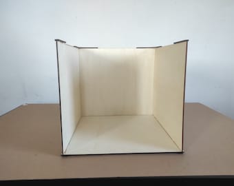Maßstab 1:12 DIY Miniatur-Puppenzimmer - Diorama Bausatz für das Holz Puppenhaus