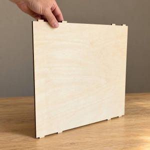 Selbstbaubare stapelbare Puppenhauswand im Maßstab 1:6 und 1:12