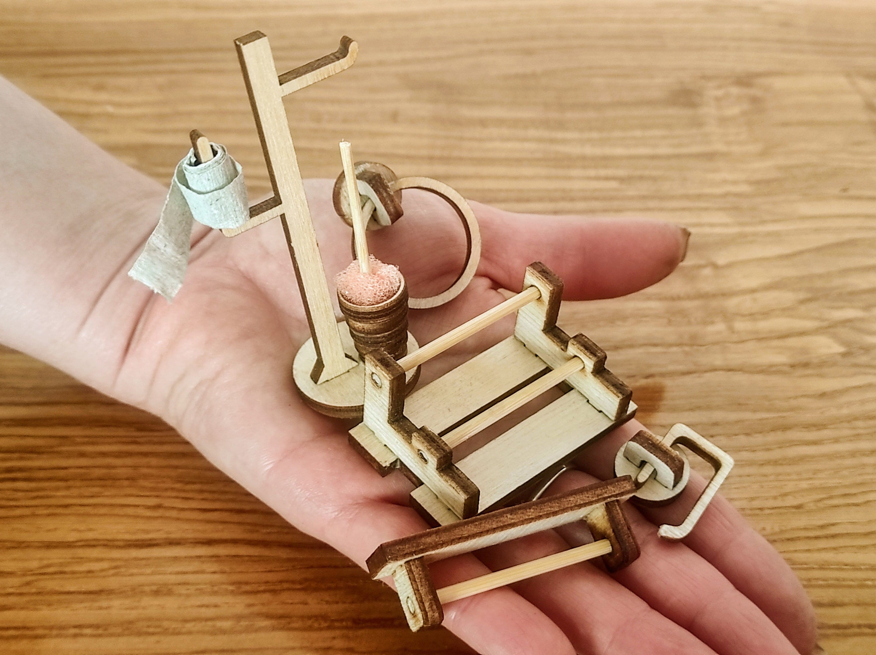 Accessoires De Bain Miniatures Pour Maison De Poupée – Lot De 10 Pièces – Décoration Réaliste Pour Enfants