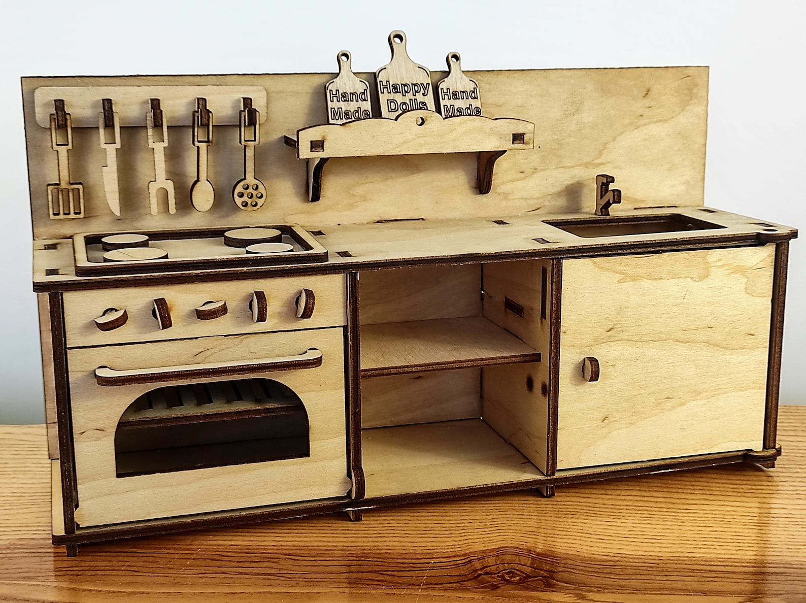 Dollhouse Kitchen 1/6. Miniature Kitchen. Doll Furniture Etsy