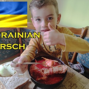 Ukrainian borsch. Ukrainian food. Digital file ukraine. Instant download. Ukrainian recipes. Ukrainian sellers. Ukraine shop. Slava Ukraini