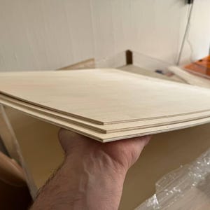 Premium 4mm Plywood for Laser Cutting & Crafting | 5/32" (4mm) Wood Sheets | Custom Sizes Available