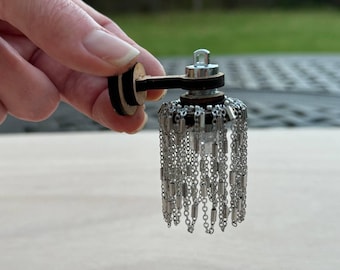 Wandgemonteerde led-blaker voor poppenhuis – miniatuurlamp in schaal 1/6