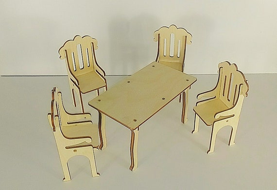 barbie dining table set