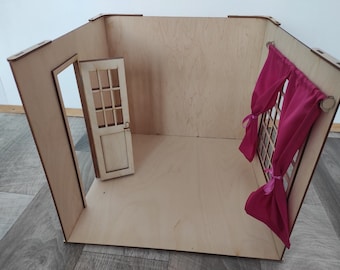 DIY Dollhouse Miniature Room Box: 1\4, 1/6, 1\12 Scale