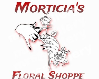 Boutique florale de Morticia