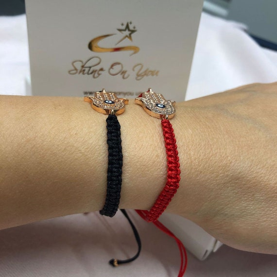Bracciale Daisy Con Fiore E Occhio Del Malocchio - Placcato Oro - Intercambiabile - 16 Cm + Catena 5 Cm - Gioiello Donna
