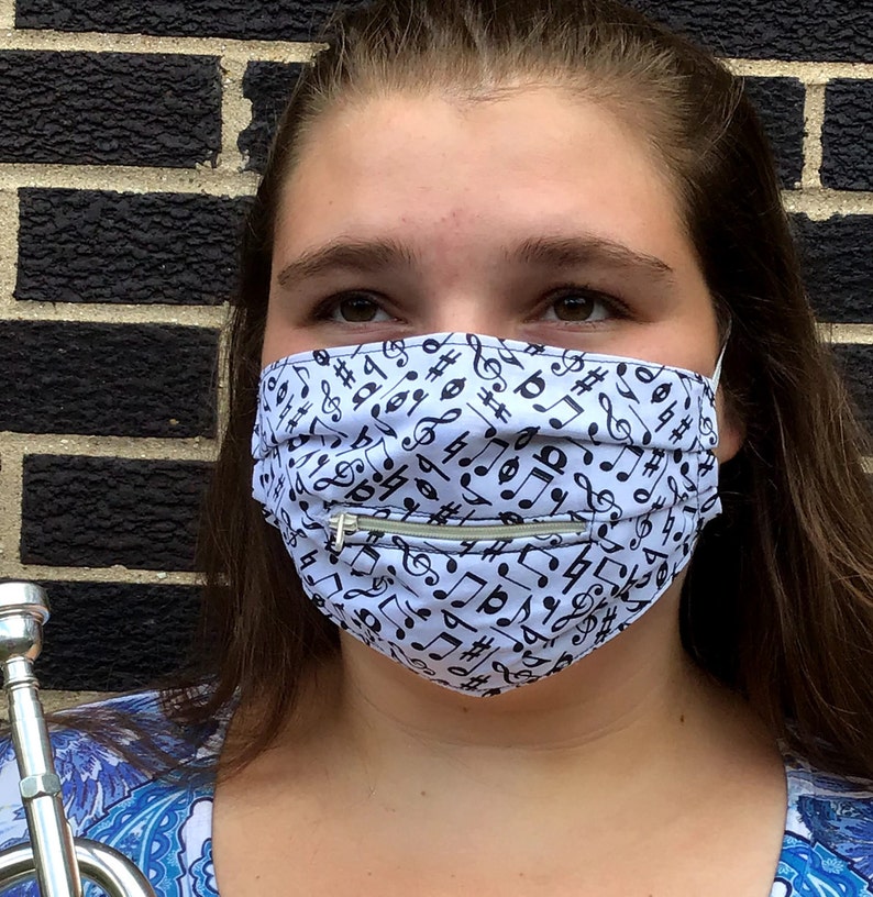 Face Mask With Zipper Face Mask for Trumpet Playing Face Etsy
