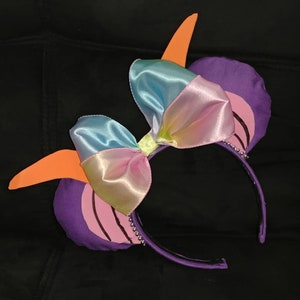 Figment mouse ears, pastel mouse ears, Mickey ears, ear headbands, EPCOT Mickey ears, figment mickey ears, purple mouse ears, mouse headband