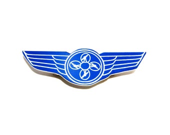 Blue Drone Pilot Pin - Drone gifts, drone pilot, drone pin, drone badge, drones, tech gifts, tech pin