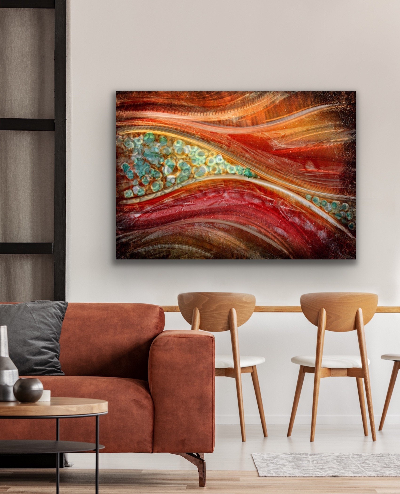 Home Décor Wall Décor Modern Abstract Painting Contemporary Art Metal
