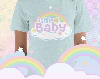 I&#39;m Baby Pastel Short-Sleeve Unisex T-Shirt