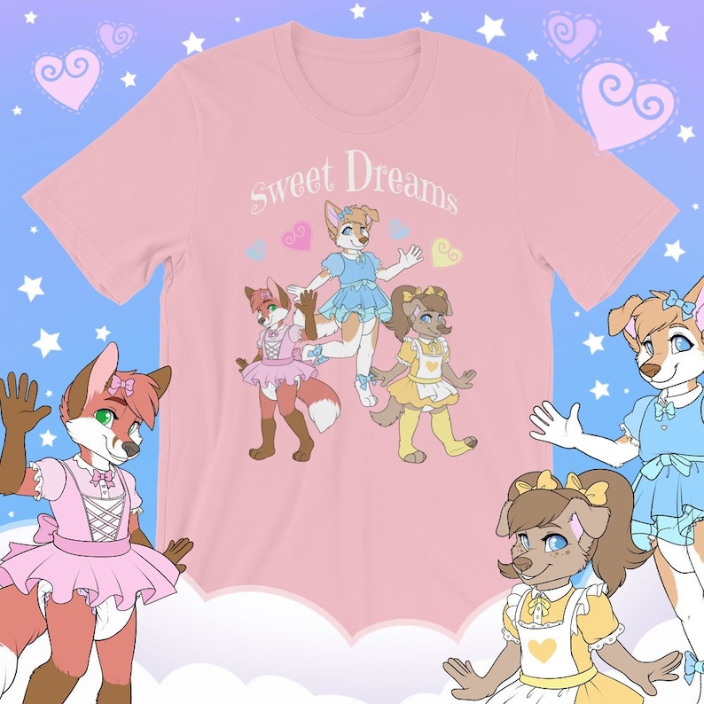 Sweet Dreams Babyfur Sissy Girly Shirt 