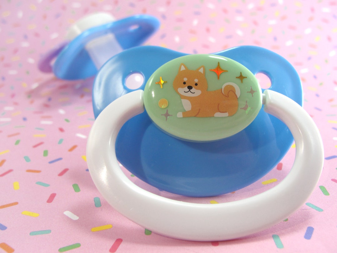 Cute Shiba Puppy Adult Pacifier ABDL - Etsy