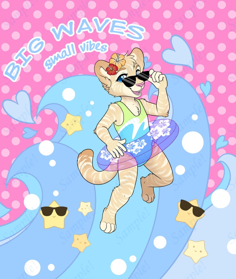 Big Waves Small Vibes Little's Swimsuit image 5