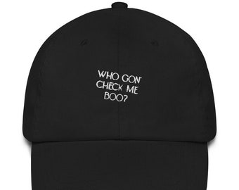 Who Gon Check Me Boo? Bravo TV RHOA Real Housewives Atlanta Sheree Whitfield Hat