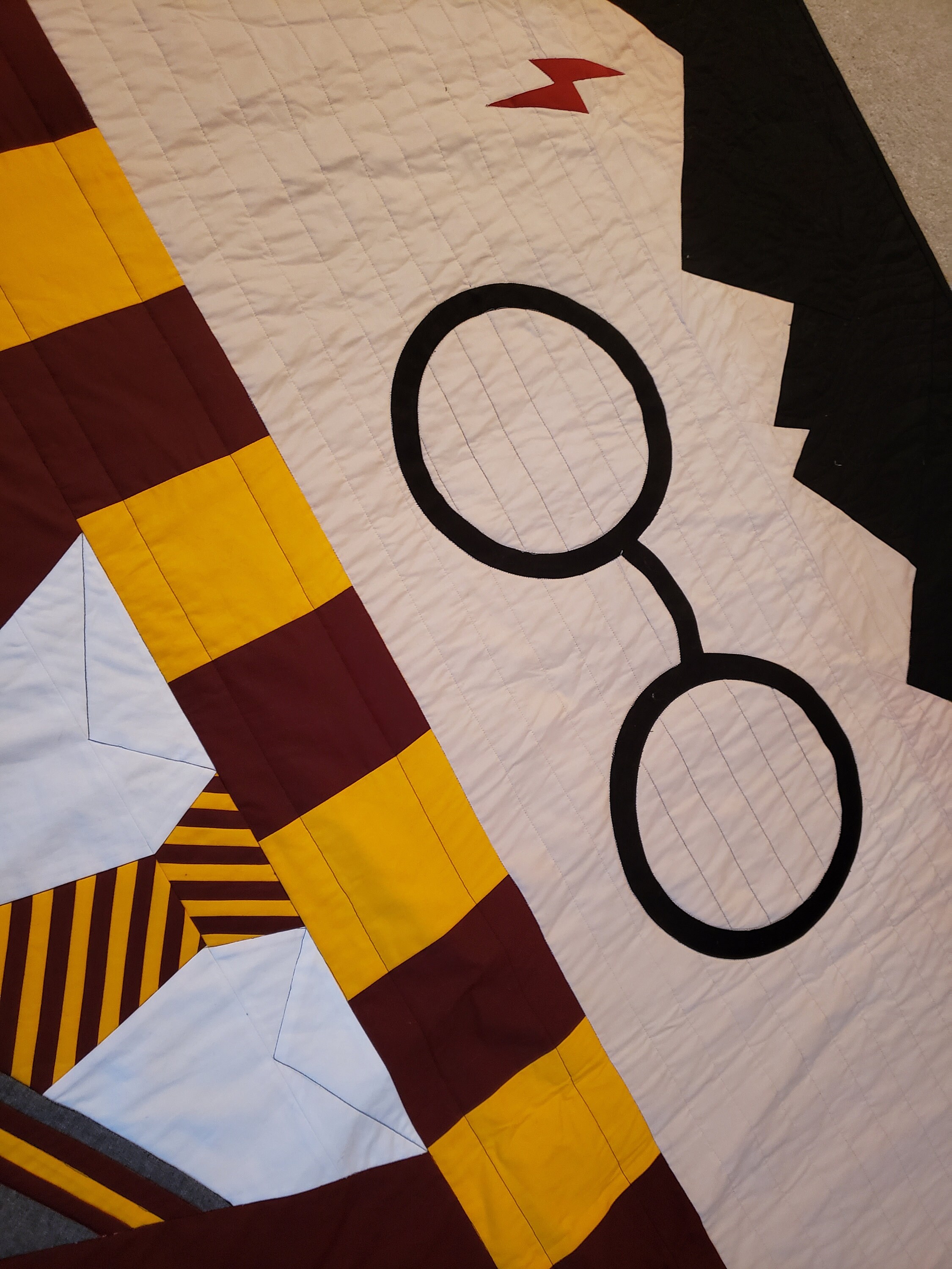 Harry Potter Quilt Harry Potter Blanket Wizard Quilt Wizard Blanket