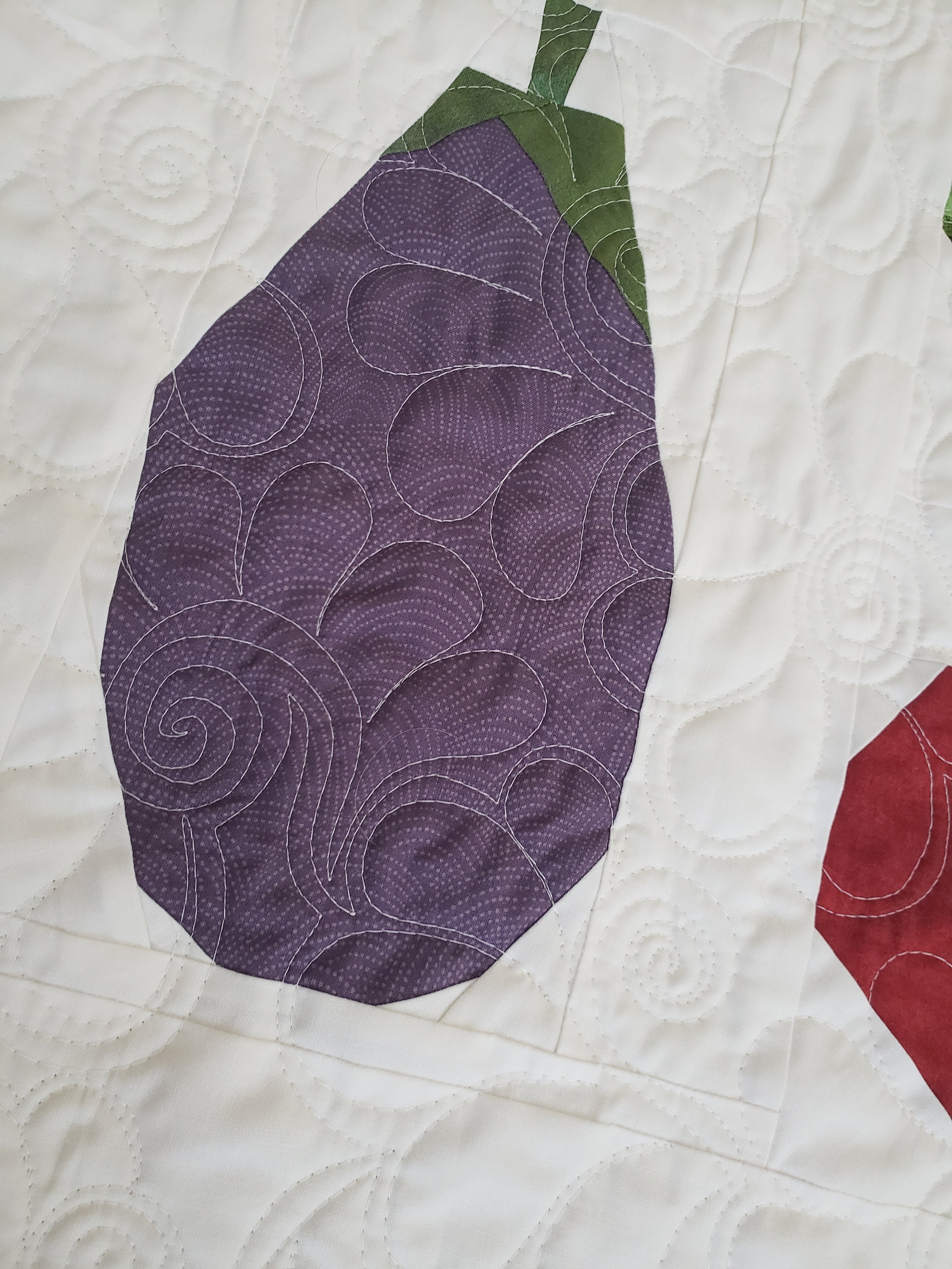 Vegetable Quilt Gardening Quilt Veggies Quilt Veggie Etsy