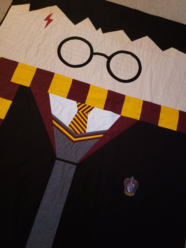 Harry Potter Quilt Harry Potter Blanket Wizard Quilt Wizard Blanket