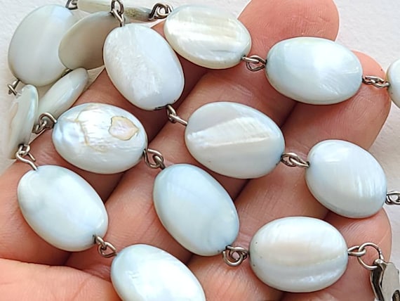 Amazing Gemstone Beads !! Antique Jewelry Beads Pearl White