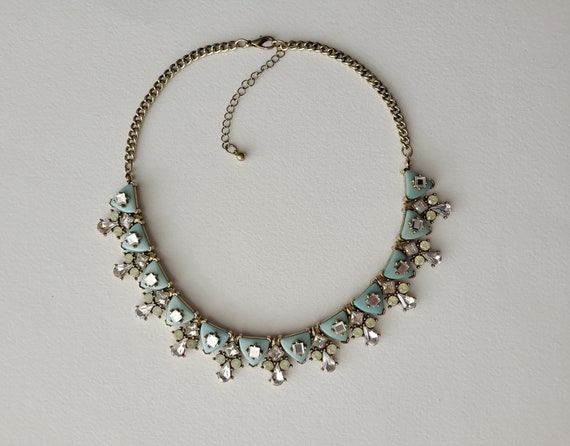 vintage ornate rhinestone and acrylic linked anti… - image 4