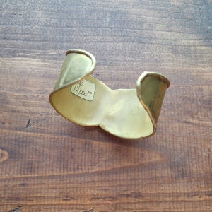 Vintage Brutalist Copper Repousse Bracelet, Artisan Hand Crafted Made in Mexico main image 1