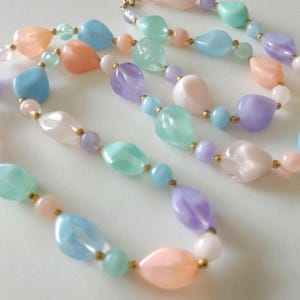 ネックレス・ペンダント VVV Pastel Star Mix Beads Necklace 4BFK424 Pastel Star Beaded Necklace - Etsy