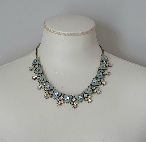 vintage ornate rhinestone and acrylic linked anti… - image 7