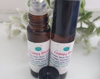 Menstrual Cramp Relief Essential Oil Roller, Natural PMS Support