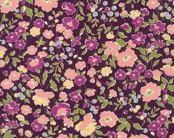 Sevenberry - Petite Garden - Purple - Sold by the 1/2 yard | COUNTRY & CLOTH