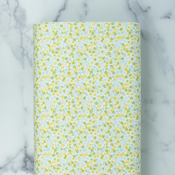 Moda - Bungalow by Kate Spain - Meadow Lemon Lime - Sold by the 1/2 yard | COUNTRY & CLOTH